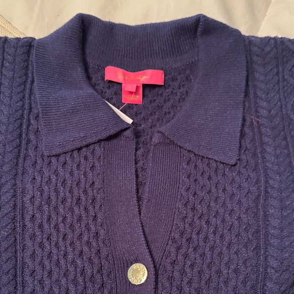 Lilly Pulitzer Lizona Cable Knit Sweater RARE FIND NWT - Picture 7 of 9